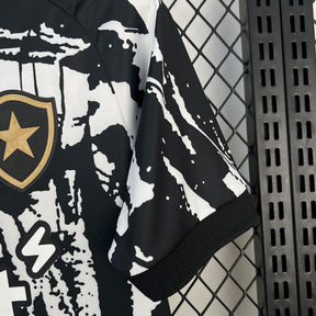 Camisa Botafogo Third 25/26 - Preta e Branca | Torcedor