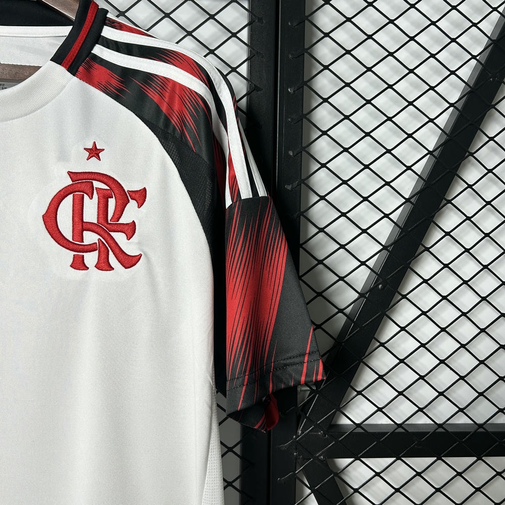 Camisa CRF Away 25/26 - Branca e Vermelha | Torcedor