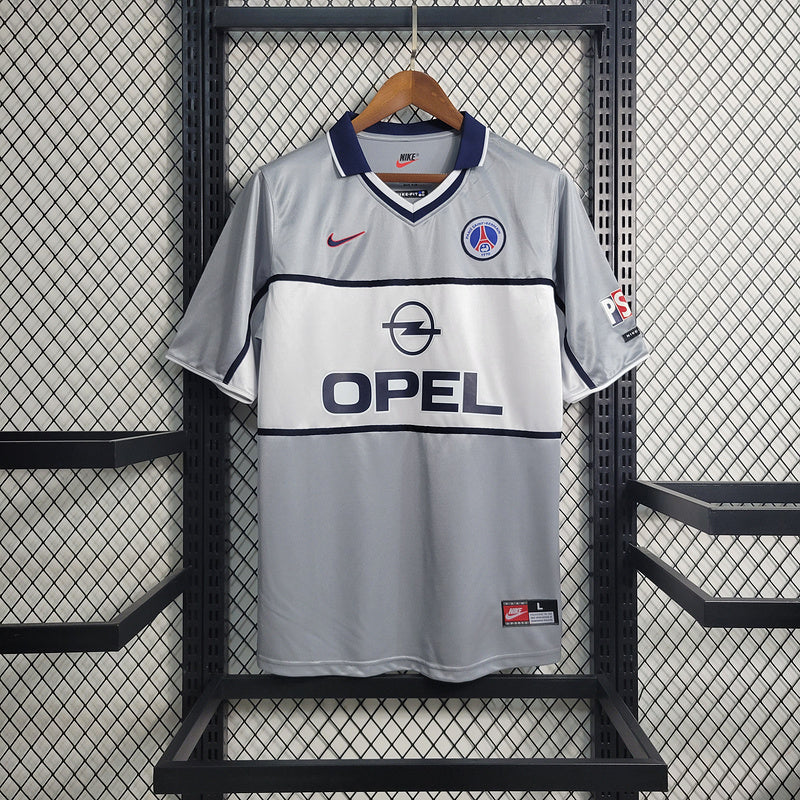 Camisa PSG Retrô 2000 - Cinza | Torcedor