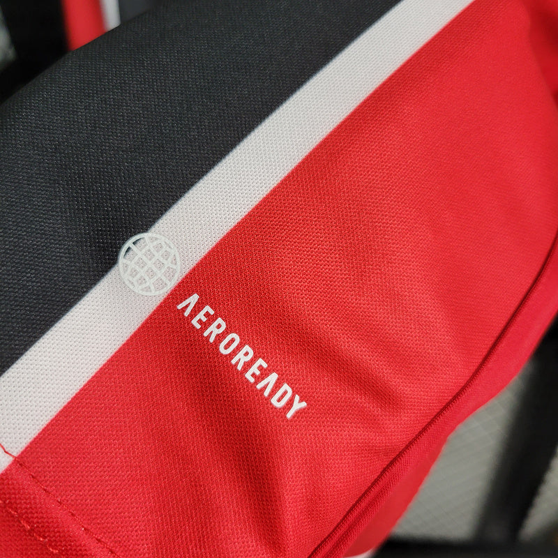 Camisa São Paulo Home 2023/24 - Vermelho e Preto | Torcedor