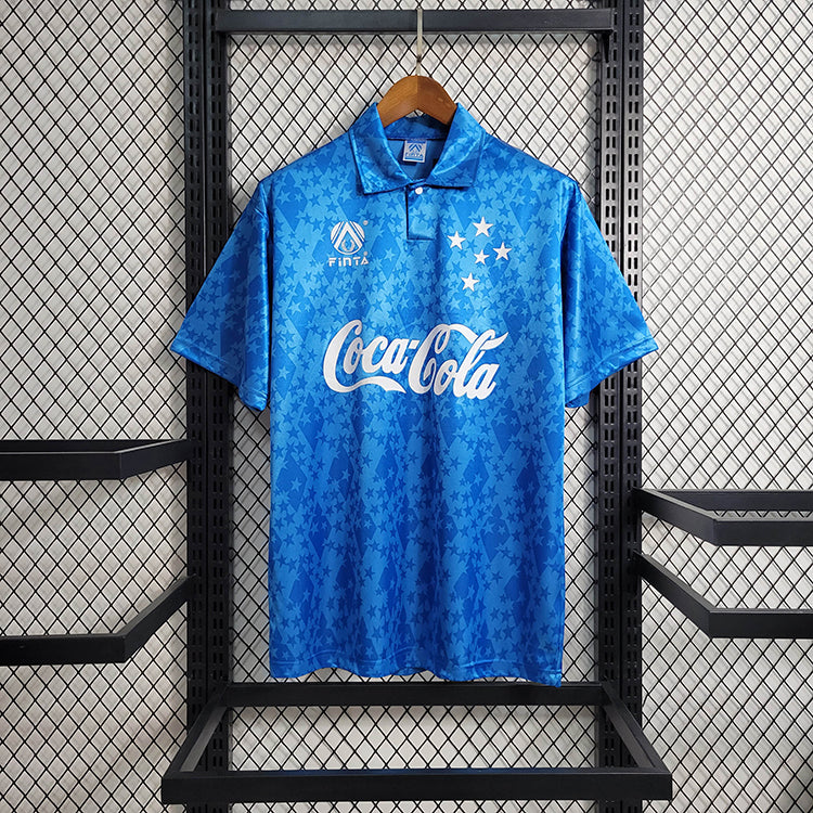 Camisa Cruzeiro Home 93/94 Retrô - Azul Claro | Torcedor