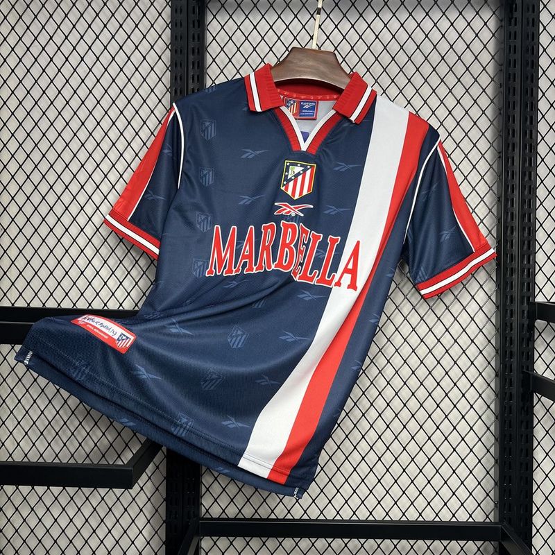 Camisa Atlético de Madrid 1998/99 Retrô - Azul | Torcedor