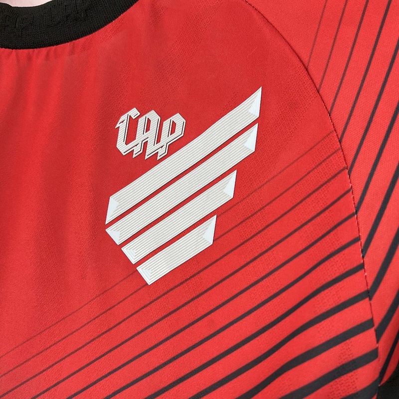 Camisa Athletico Paranaense Home 25/26 - Vermelha e Preta | Torcedor