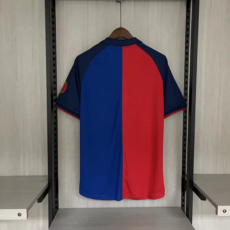 Camisa Barcelona Home 1999 Retrô - Azul e Vermelha | Torcedor