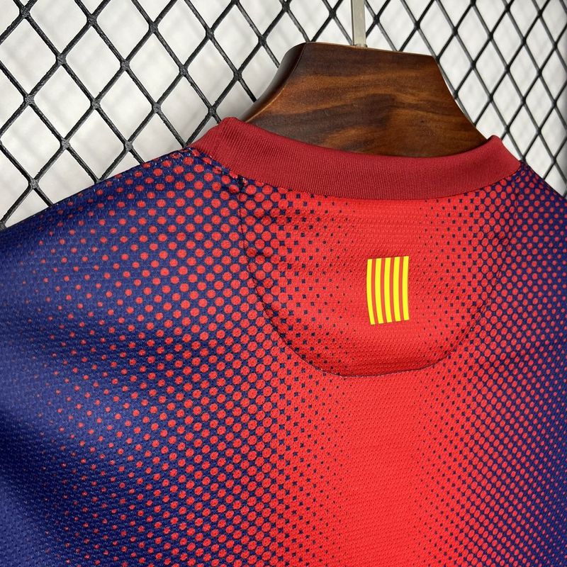 Camisa Barcelona Home 2012/13 Retrô - Azul e Vermelha | Torcedor