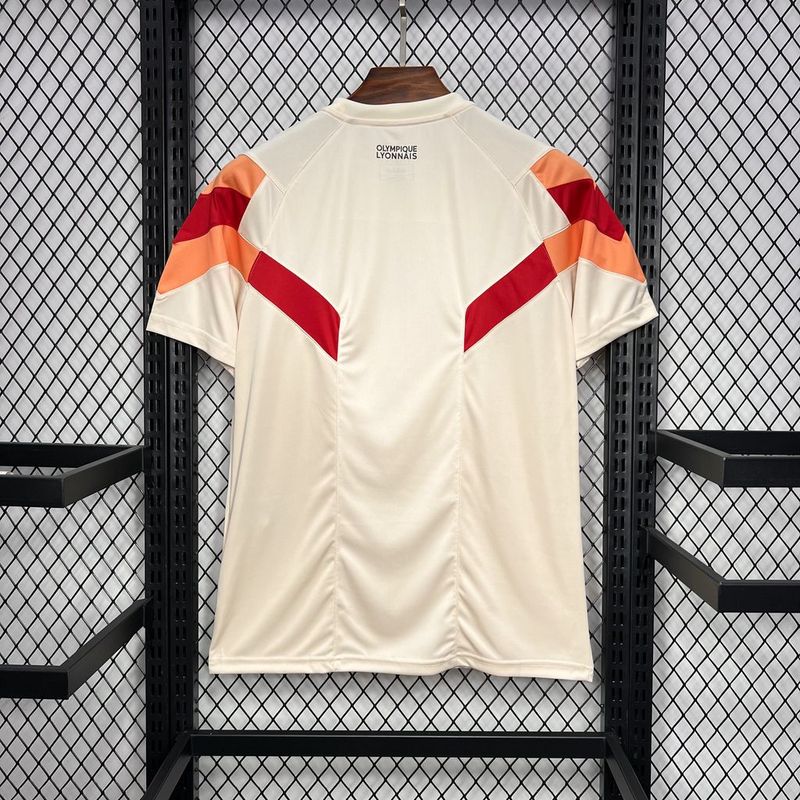 Camisa Lyon 24/25 - Branca e Vermelha | Edição Especial