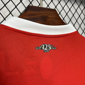 Camisa Milan Home 24/25 - Preta e Vermelha | Torcedor