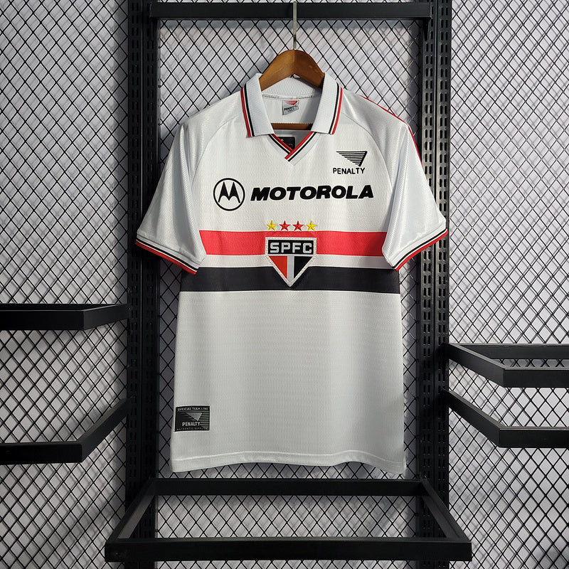 Camisa São Paulo Home 2000 Retrô - Branca | Torcedor
