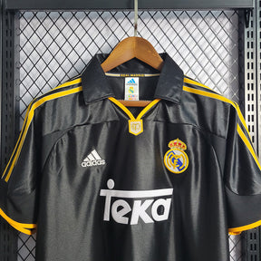 Camisa Real Madrid Away 1999/2000 Retrô - Preta | Torcedor