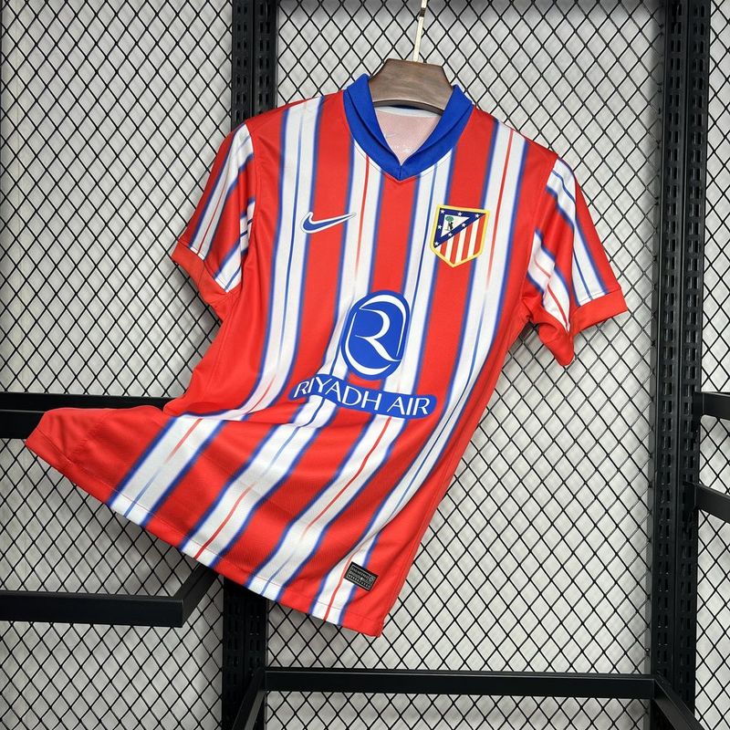 Camisa Atlético de Madrid Home 24/25 - Branca e Vermelha | Torcedor