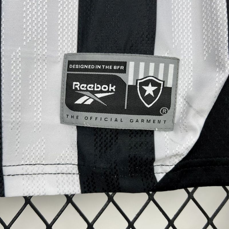 Camisa Botafogo Home 25/26 - Preta e Branca | Torcedor