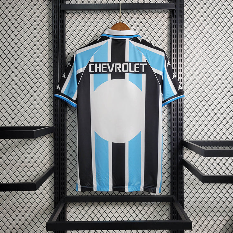 Camisa Grêmio Retrô Home 2000 - Azul e Preta | Torcedor