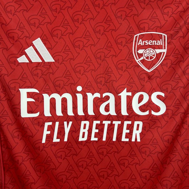 Camisa Arsenal Home 25/26 - Vermelha | Torcedor