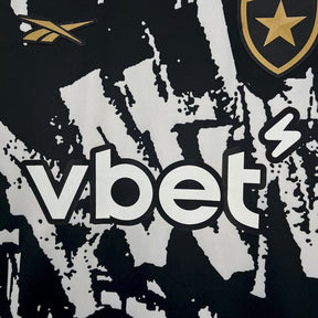 Camisa Botafogo Third 25/26 - Preta e Branca | Torcedor