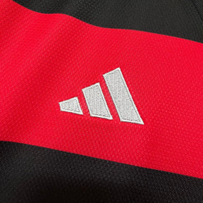 Camisa CRF Home 24/25 - Preta e Vermelha | Torcedor - FutNews