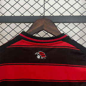 Camisa CRF Home 25/26 - Preta e Vermelha | Torcedor - FutNews