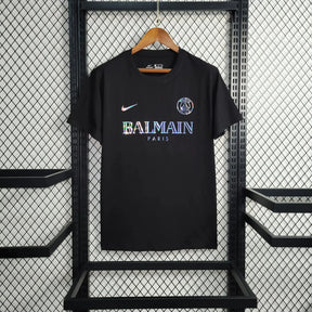 Camisa PSG Balmain - Preta Refletiva | Torcedor - FutNews