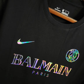 Camisa PSG Balmain - Preta Refletiva | Torcedor - FutNews