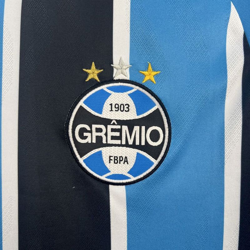 Camisa Grêmio Home 25/26 - Azul e Preta | Torcedor