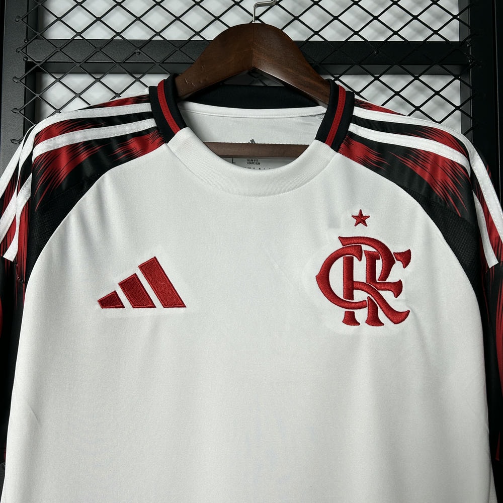Camisa CRF Away 25/26 - Branca e Vermelha | Torcedor