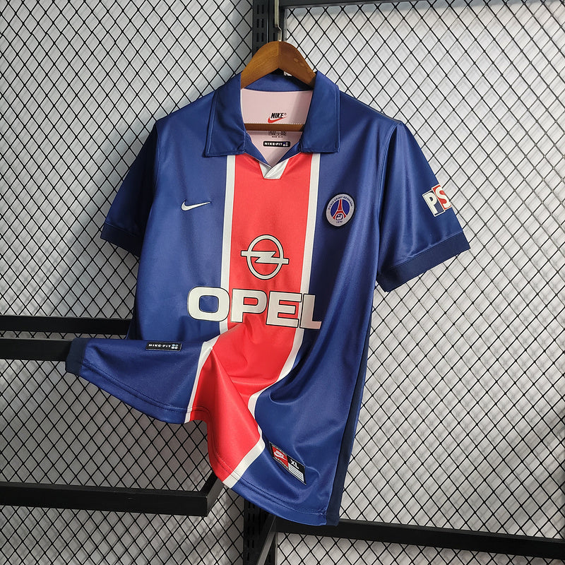 Camisa PSG Retrô 1998 - Azul e Vermelha | Torcedor