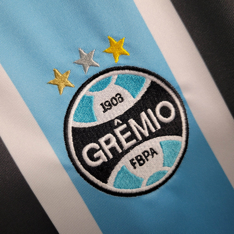 Camisa Grêmio Retrô Home 2000 - Azul e Preta | Torcedor