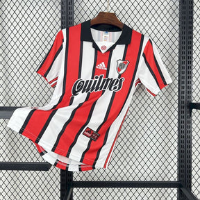 Camisa River Plate Home 1999/00 Retrô - Vermelha e Branca | Torcedor