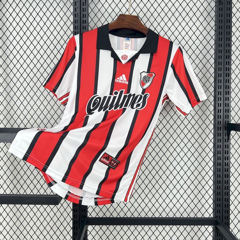 Camisa River Plate Home 1999/00 Retrô - Vermelha e Branca | Torcedor