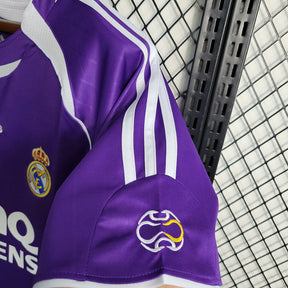 Camisa Real Madrid Away 2006 Retrô - Roxa | Torcedor
