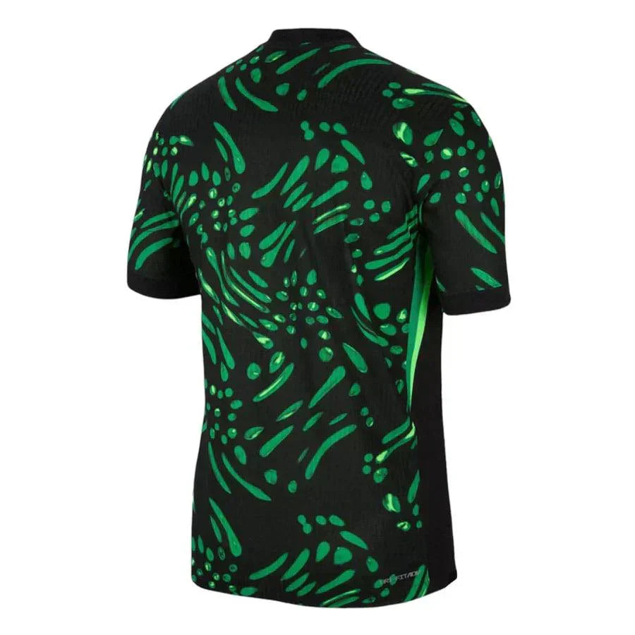 Camisa Nigéria Away 2024 - Preta e Verde | Torcedor - FutNews
