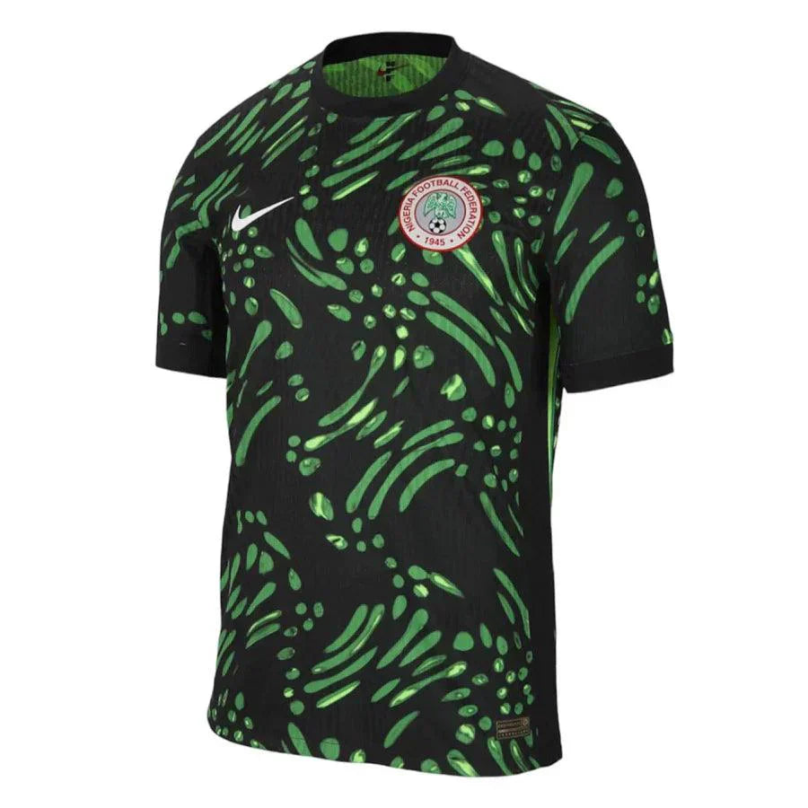 Camisa Nigéria Away 2024 - Preta e Verde | Torcedor - FutNews